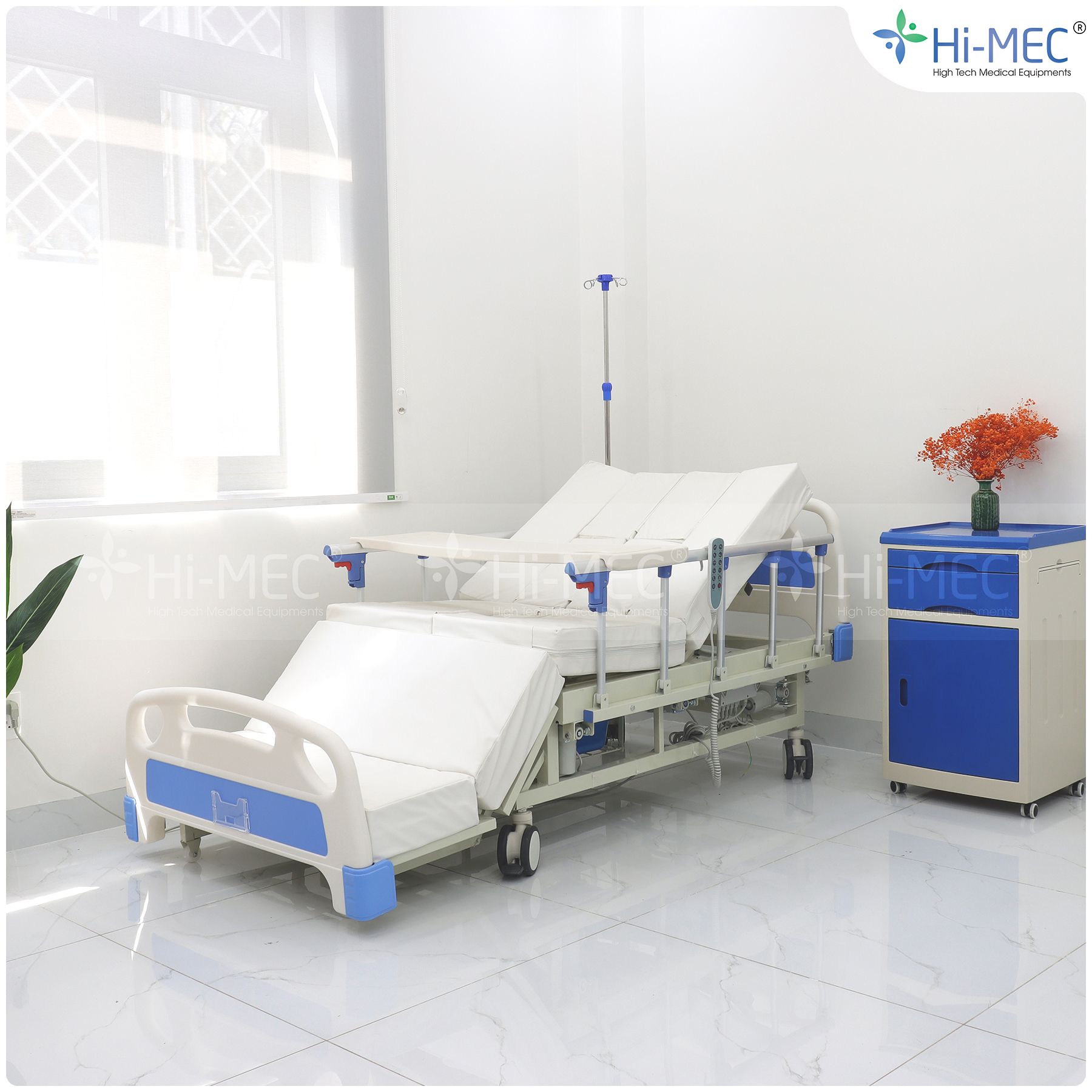  GIƯỜNG BỆNH NHÂN ICU CHỈNH ĐIỆN ĐA NĂNG HI-MEC HMNB-2020 