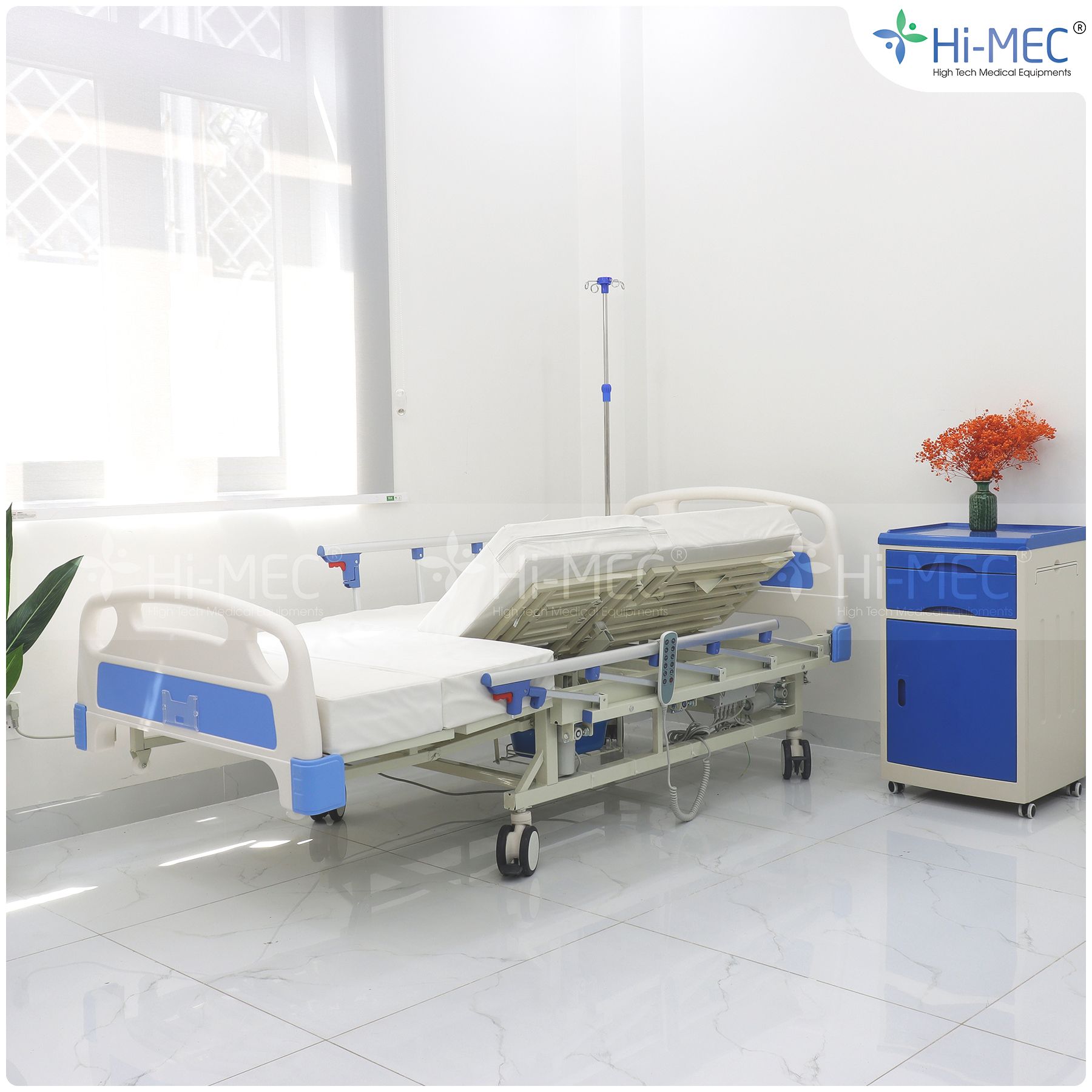  GIƯỜNG BỆNH NHÂN ICU CHỈNH ĐIỆN ĐA NĂNG HI-MEC HMNB-2020 