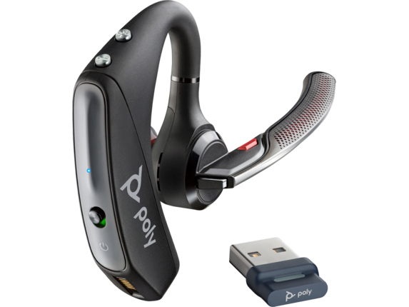 TAI NGHE Poly Voyager 5200 USB-A Bluetooth Headset +BT700 dongle