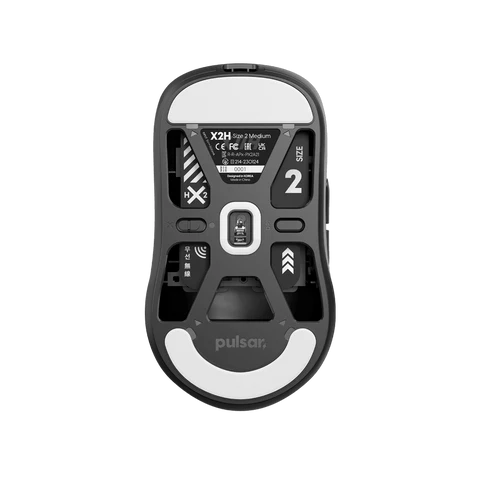 Chuột Pulsar không dây X2H Wireless Size 2 Black