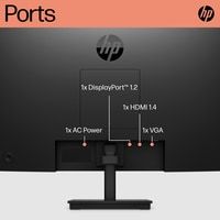 Màn hình máy tính HP P24 G5 23.8-Inch Monitor/ FHD/ IPS/ VGA/  HDMI/ DP/ 3Y WTY