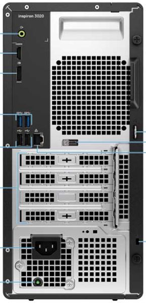  PC Dell Inspiron 3020/ Intel Core i7-13700/ 16GB/ 512GB SSD/ WLax+BT/ Win 11+Off21 