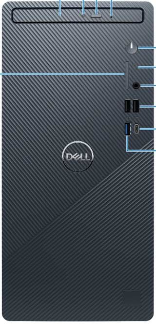 PC Dell  Inspiron 3910/ Intel Core i7-12700/ 8GB/ 512GB SSD/ DVDRW/ GTX1650 4GB/ WL+BT/ Win 11+Off21