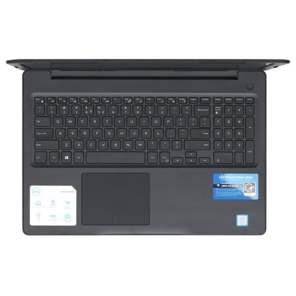 Laptop Dell Vostro 3580 i5-8265U - 1.6G/ 4G/ 1T/ DVDRW/ 15.6FHD/ FP/ BT/ BLACK/ W10