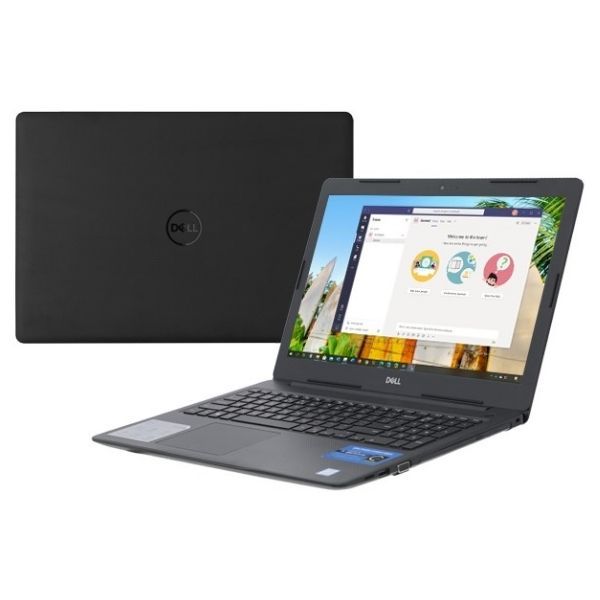 Laptop Dell Vostro 3580 i5-8265U - 1.6G/ 4G/ 1T/ DVDRW/ 15.6FHD/ FP/ BT/ BLACK/ W10 
