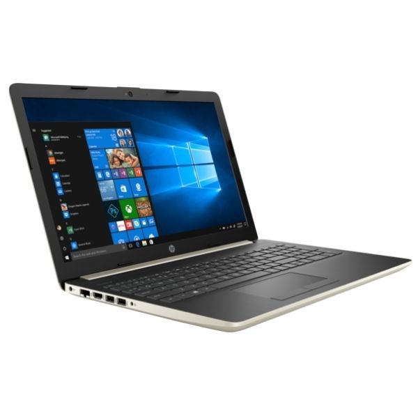 Laptop HP 15-da1033TX/ i7-8565U-1.8G/ 4G/ 1TB/ 15.6FHD/ 2Vr/ WL+BT/ Gold/ DVDRW/ W10