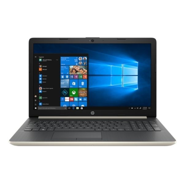 Laptop HP 15-da1033TX/ i7-8565U-1.8G/ 4G/ 1TB/ 15.6FHD/ 2Vr/ WL+BT/ Gold/ DVDRW/ W10