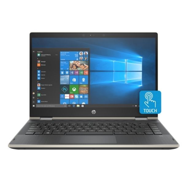  Laptop HP Pavilion x360 14-cd1020TU/ i5-8265U-1.6G/ 4G/ 1TB/ 14FHD+Touch+Pen/ Gold/ W10 