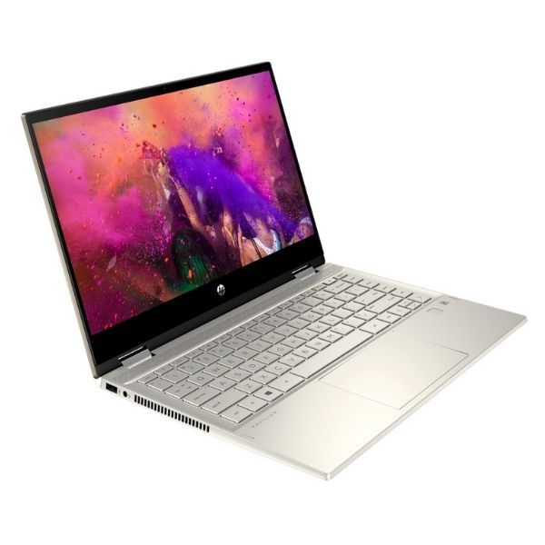 Laptop HP Pavilion x360 14-dw0062TU/ i5-1035G1-1.0G/ 8G/ 512G SSD/ 14FHD+Touch+Pen/ FP/ Gold/ W10+Office