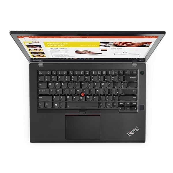 Laptop Lenovo ThinkPad T470/ i5-7200U-2.5G/ 8G/ 256G SSD/ 14” HD/ FP/ No OS/ Black