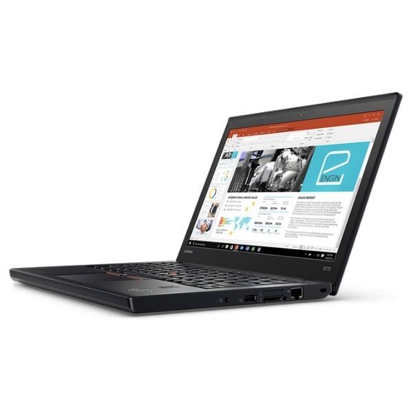 Laptop Lenovo ThinkPad X270/ i5-7200U-2.5G/ 8G/ 256G SSD/ 12.5” HD/ FP/ No OS/ Black