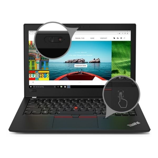 Laptop Lenovo ThinkPad X280/ i5-8250U-1.6G/ 8G/ 256GB SSD/ 12.5 FHD/ FP/ Black