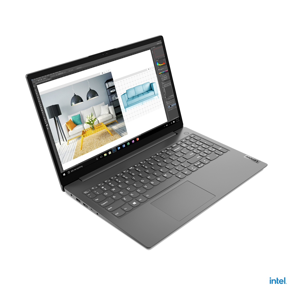Laptop Lenovo V15-IGL/ Intel Pentium N5030/ 4GD4/ 256SSD/ 15.6HD/ WL+BT/ 2C30W/ DOS/ Grey