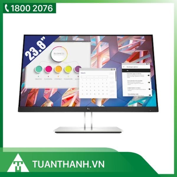 Màn hình HP E24 G4 24-inch/ WUXGA (1920 x1200)/ IPS/ VGA/ HDMI/ DP/ USB Type-A