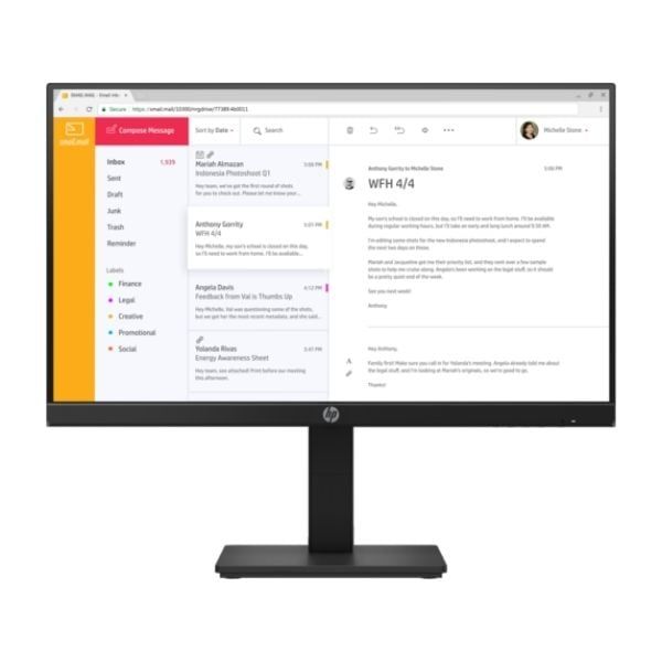 Màn hình HP P24h 23.8-inch Monitor/ FHD/ IPS/ VGA/ HDMI/ DP