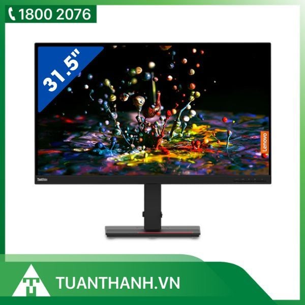 Màn hình Lenovo ThinkVision P32p-20 62A2GAR2WW/ 31.5-inch 4K/ HDMI, DP, Type-C, USB, CAM/ 3Y WTY