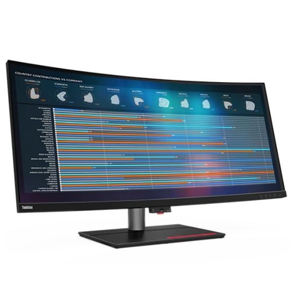  Màn hình Lenovo ThinkVision P40w-20/ 39.7 inch 5K 21:9 Curved/ HDMI/ DP/ USB Type-C/T-bolt/ 3Y 