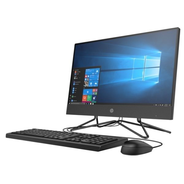 PC HP 200 Pro G4 AiO NonTouch/ i3-10110U-2.1G/ 4G/ 256G SSD/ WL+BT/ 21.5 FHD/ DVDRW/ Black/ W10