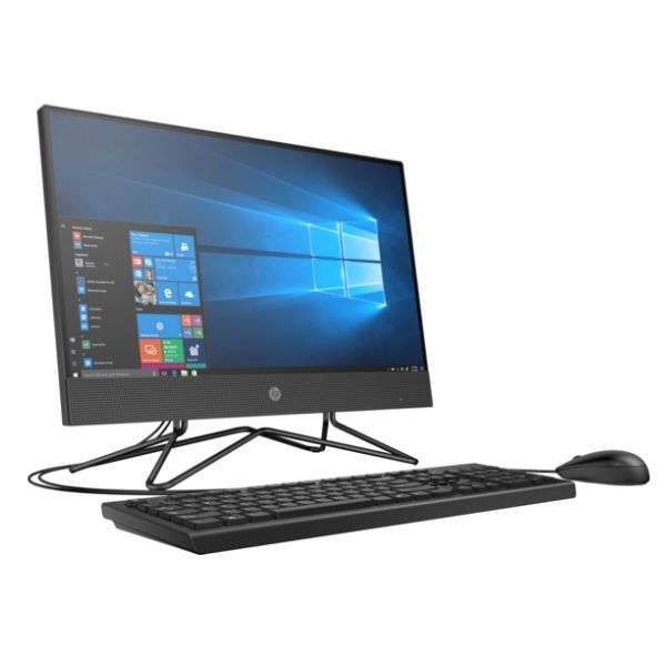 PC HP 200 Pro G4 AiO NonTouch/ i3-10110U-2.1G/ 4G/ 256G SSD/ WL+BT/ 21.5 FHD/ DVDRW/ Black/ W10