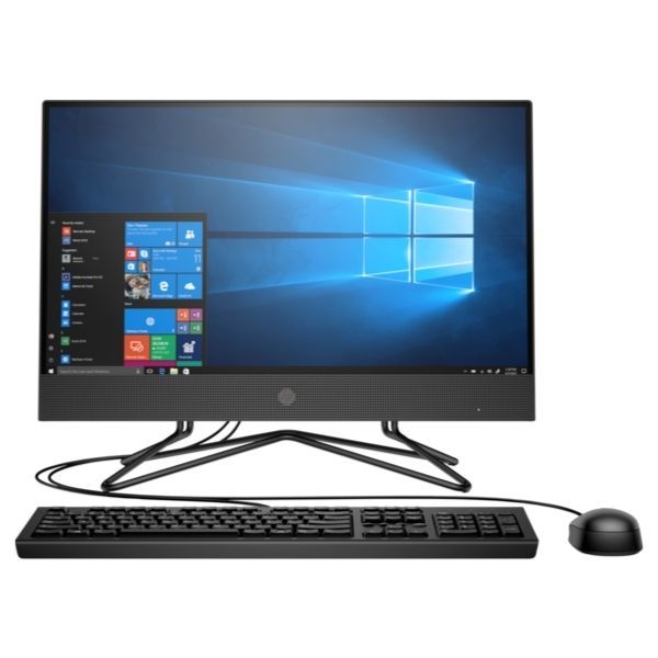 PC HP 200 Pro G4 AiO NonTouch/ i3-10110U-2.1G/ 4G/ 256G SSD/ WL+BT/ 21.5 FHD/ DVDRW/ Black/ W10 
