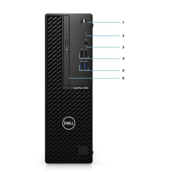  PC Dell Optiplex 3080 SFF/ Intel® Core i5-10505 / 4GB/ 256GB SSD/ D_port, HDMI, VGA/ Fedora 