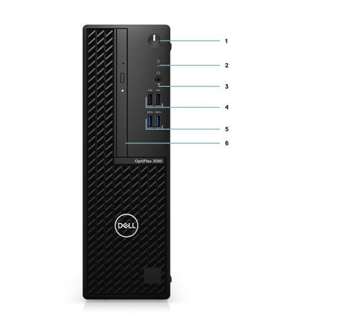  PC Dell Optiplex 3000SFF/ Intel Core i5-12500/ 8GB/ 256GB SSD/ Ubuntu 