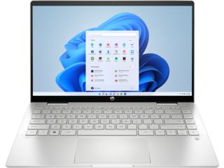 Laptop HP Pavilion X360 14-ek0135TU/ i5-1235U/ 8GB/ 512GB/14.0FHDT/ PEN/ WLax/ BT5.2/ 3C43WHr/ W11SL/ Silver