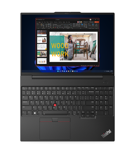 Laptop ThinkPad E16 Gen 1 i5-13420H/ 16GD4/ 512GSSD/ 16.0WUXGA/ FP/ IR/ Wifi6/ BT5.1/ 3C47/ W11SL/ LEDKB/ 2Y/ ĐEN
