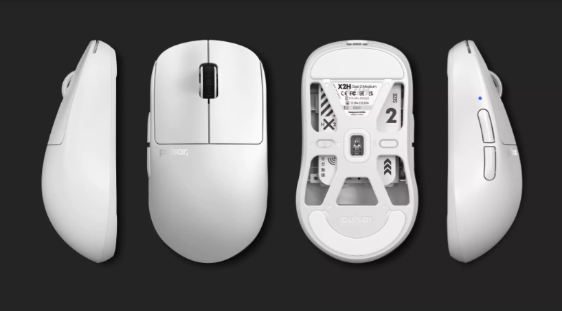 Chuột Pulsar không dây X2H Wireless Size 2 White