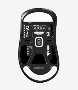 Chuột Pulsar không dây Xlite V3 Wireless Size 2 Black
