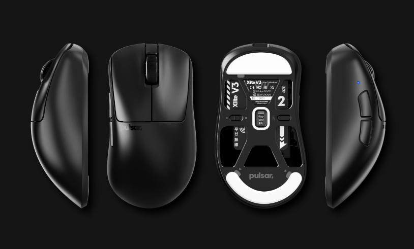 Chuột Pulsar không dây Xlite V3 Wireless Size 2 Black
