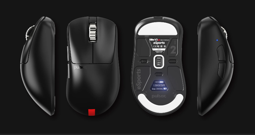 Chuột Pulsar không dây Xlite V3 eS Wireless Size 2 Black