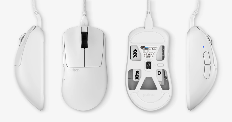 Chuột Pulsar có dây Xlite Wired Medium White
