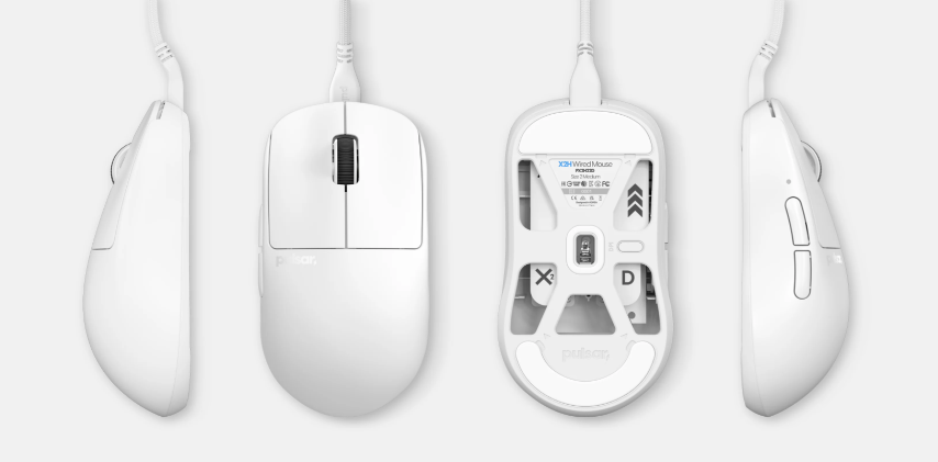 Chuột Pulsar có dây X2H Wired Medium White