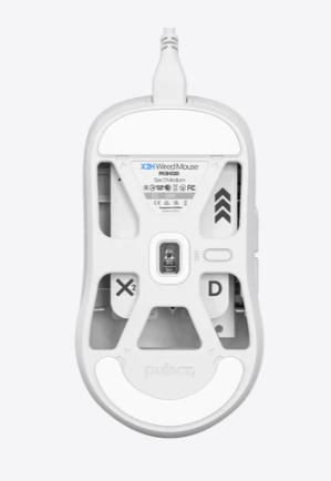 Chuột Pulsar có dây X2H Wired Medium White