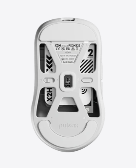 Chuột quang không dây Pulsar X2H v3 Size2 White