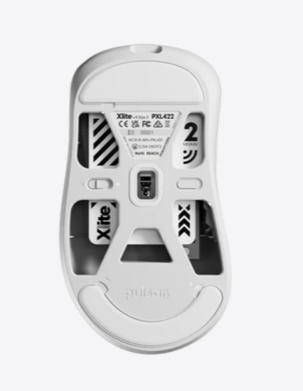 Chuột quang không dây Pulsar Xlite v4 Size2 White