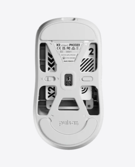 Chuột Pulsar không dây X2 v3 Size2 White