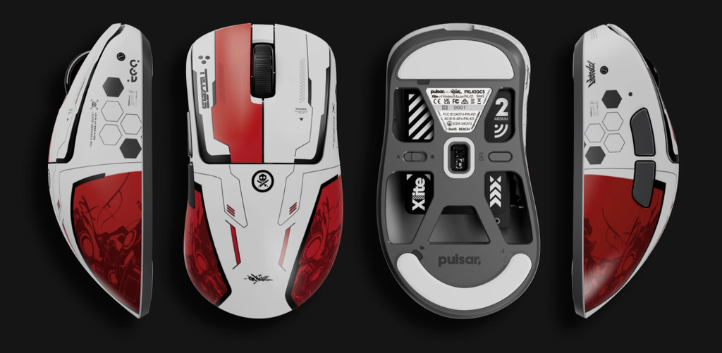 Chuột quang không dây Pulsar Xlite v4 Quiccs Edition Medium-LTD 1,500
