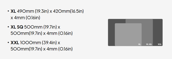  Bàn di chuột Pulsar LGG Hyperion XL Xsoft Black 