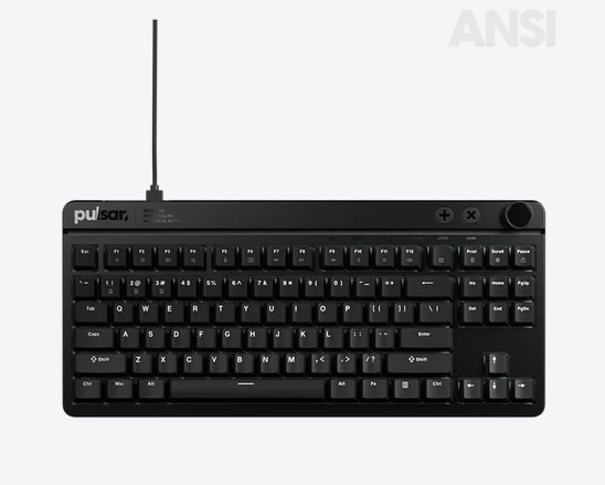 Bàn phím máy tính Pulsar Xboard MS TKL ANSI Black