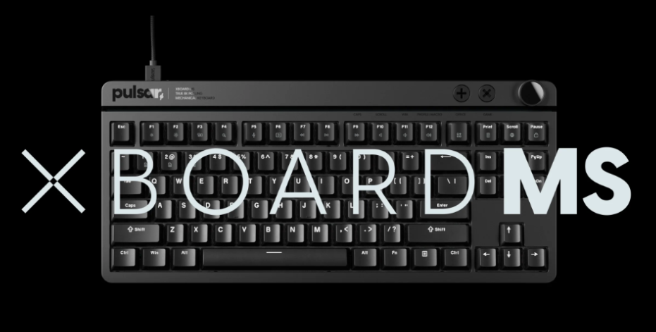 Bàn phím máy tính Pulsar Xboard MS TKL ANSI Black