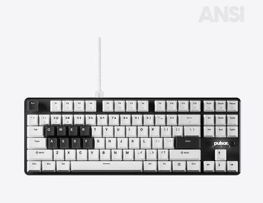 Bàn phím máy tính Pulsar PCMK 2 HE TKL ANSI White