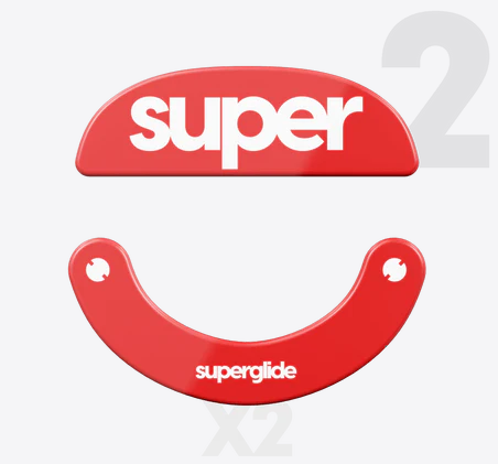 Miếng dán đế chuột máy tính Pulsar Superglide 2 for X2 Wireless [Red] 2