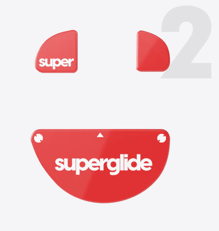 Miếng dán Pulsar Superglide 2 for Zowie EC Wireless series [RED] 2