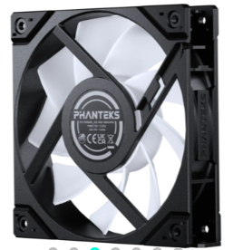  Quạt tản nhiệt dùng cho máy tính Phanteks  M25 G2 120mm, PWM fan, DRGB, Black 