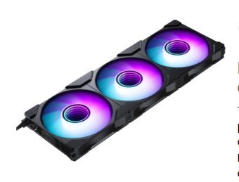  Bộ 3 quạt tản nhiệt dùng cho máy tính Phanteks M25 G2 120mm, PWM fan, DRGB, Reverse, Black, 3pack 