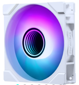 Quạt tản nhiệt dùng cho máy tính Phanteks M25 G2 120mm, PWM fan, DRGB, Reverse, White