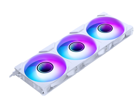  Bộ 3 quạt tản nhiệt dùng cho máy tính Phanteks M25 G2 120mm, PWM fan, DRGB, Reverse, White, 3pack 