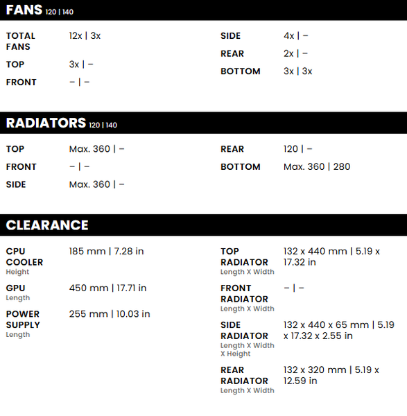  Vỏ CPU máy vi tính Phanteks NV Series NV7 Case, Tempered glass windows, DRGB, Satin Black 